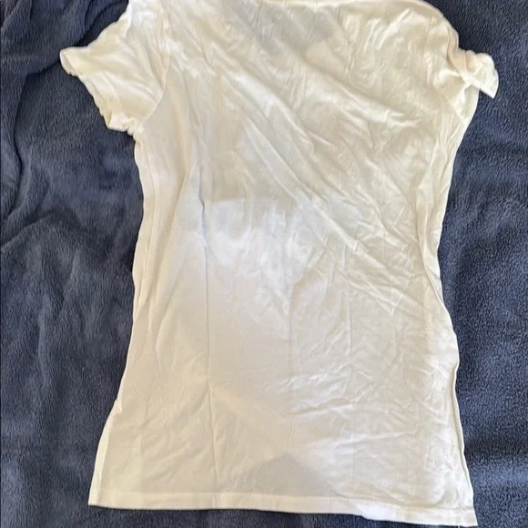 White Graphic Tee with 'Good Vibes' Print - Picture 2 of 4